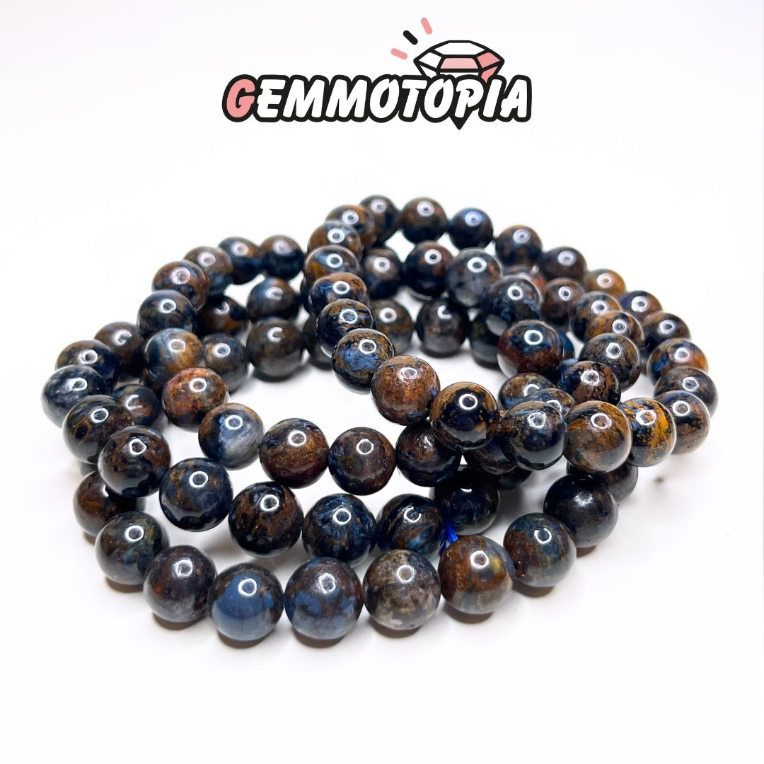 Bracelet en Pietersite Bleue 3A