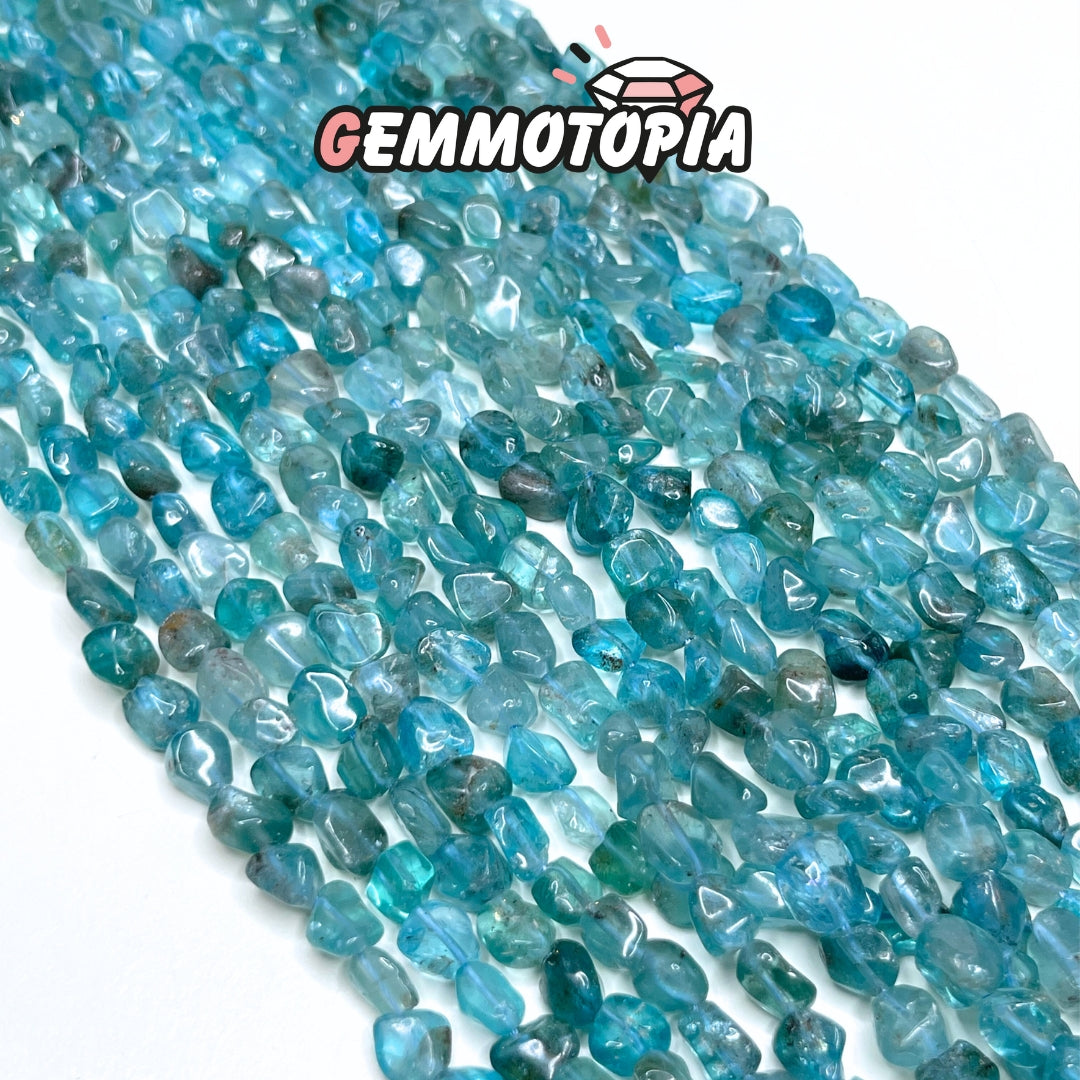 Perle Baroque Apatite Bleu Clair