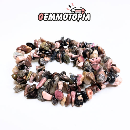 Bracelet Chips en Rhodonite Australienne