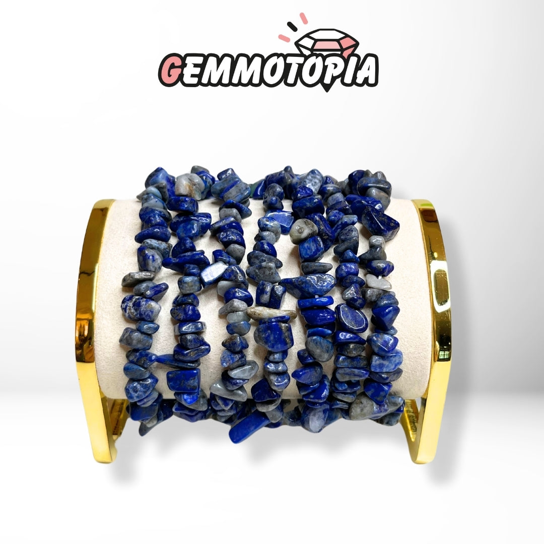 Bracelet Chips Lapis Lazuli