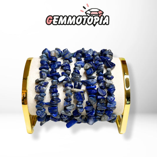 Bracelet Chips Lapis Lazuli