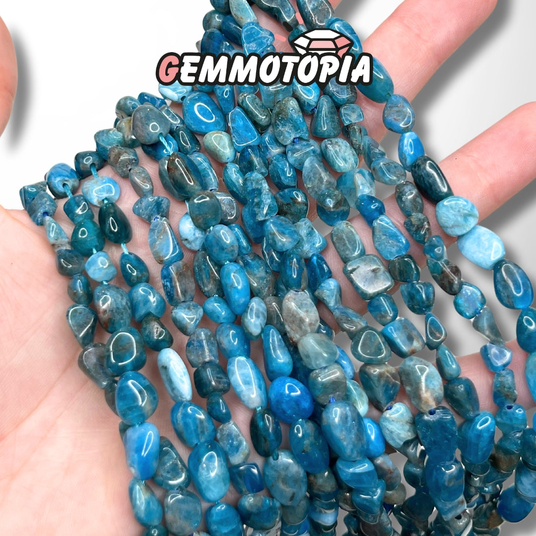 Perle Baroque Apatite Bleue