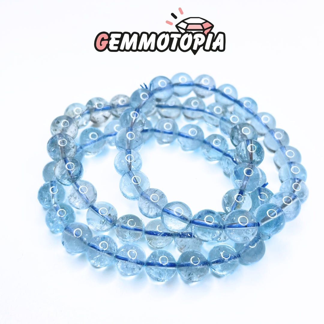 Bracelet Topaze Bleue 5A