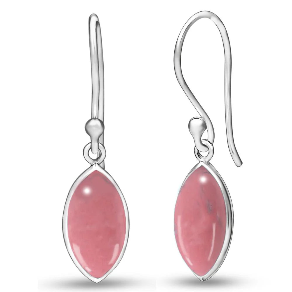 Boucles d&#39;oreilles Opale Rose Marquise 10X5 MM