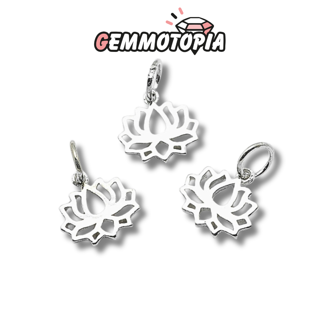 Charm Lotus Argent 925