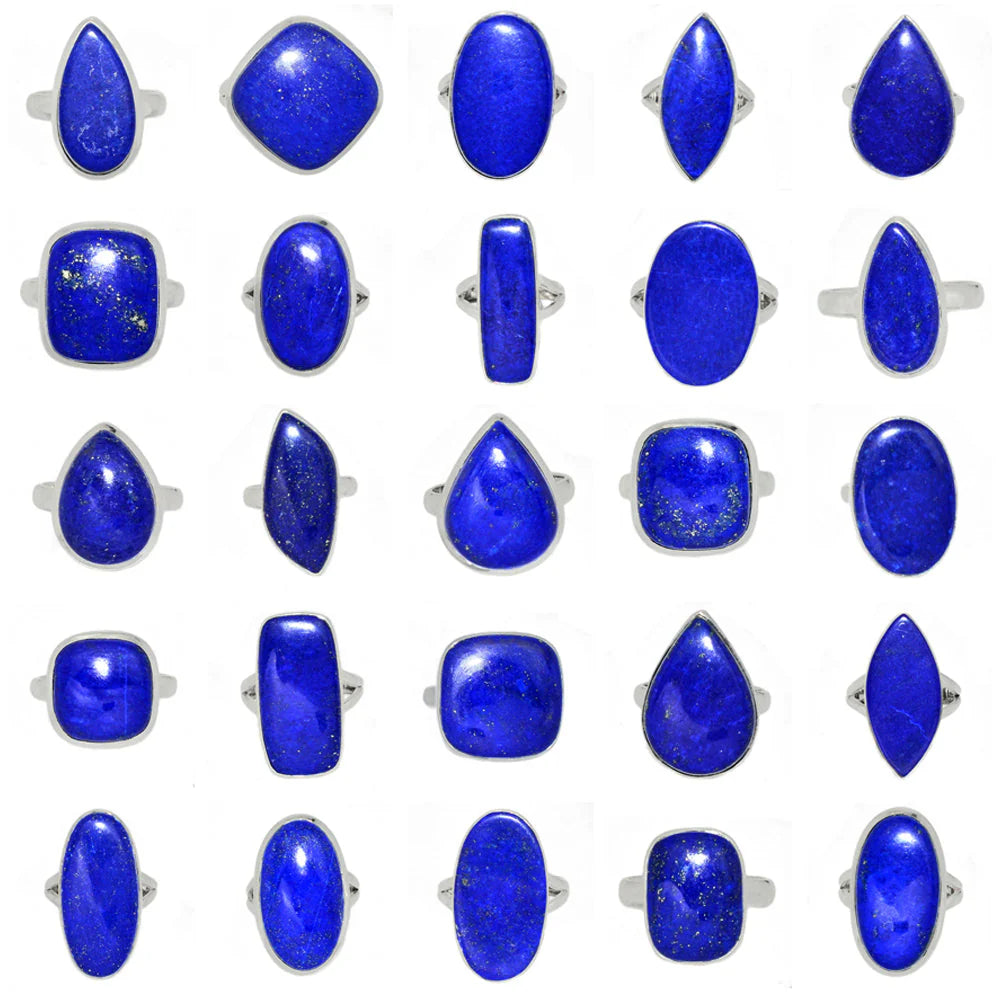 100 Grammes Mix Lot - Lapis Lazuli Bague