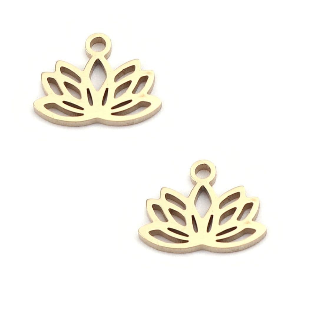 Petit Charm fleur de lotus