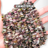 Perle Chips Tourmaline Multicolore 5A (80 CM)