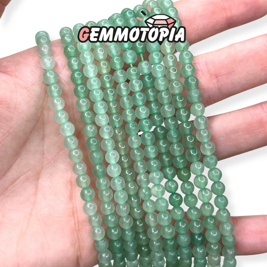 Perle Aventurine Verte 4 MM