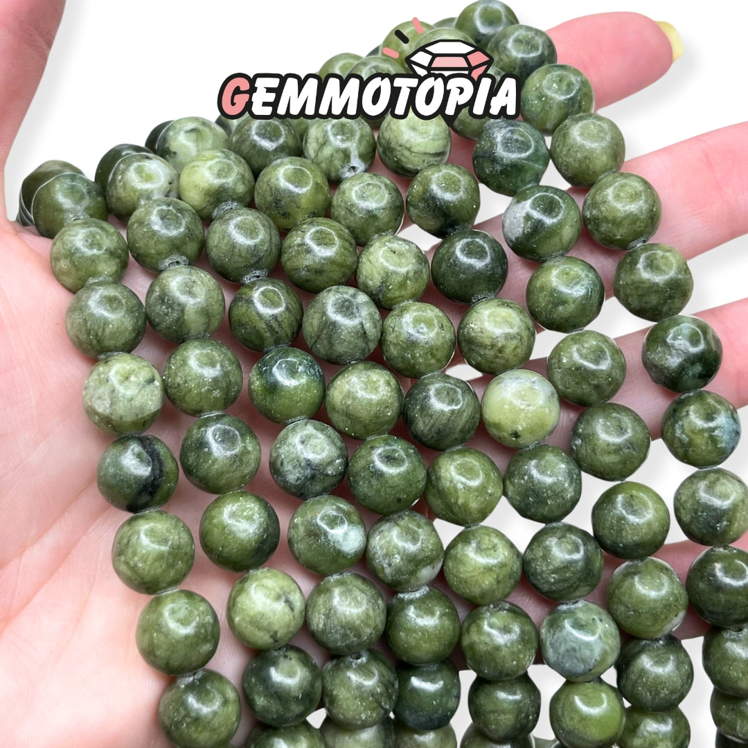 Perle Jade Afrique du Sud AB 8 MM