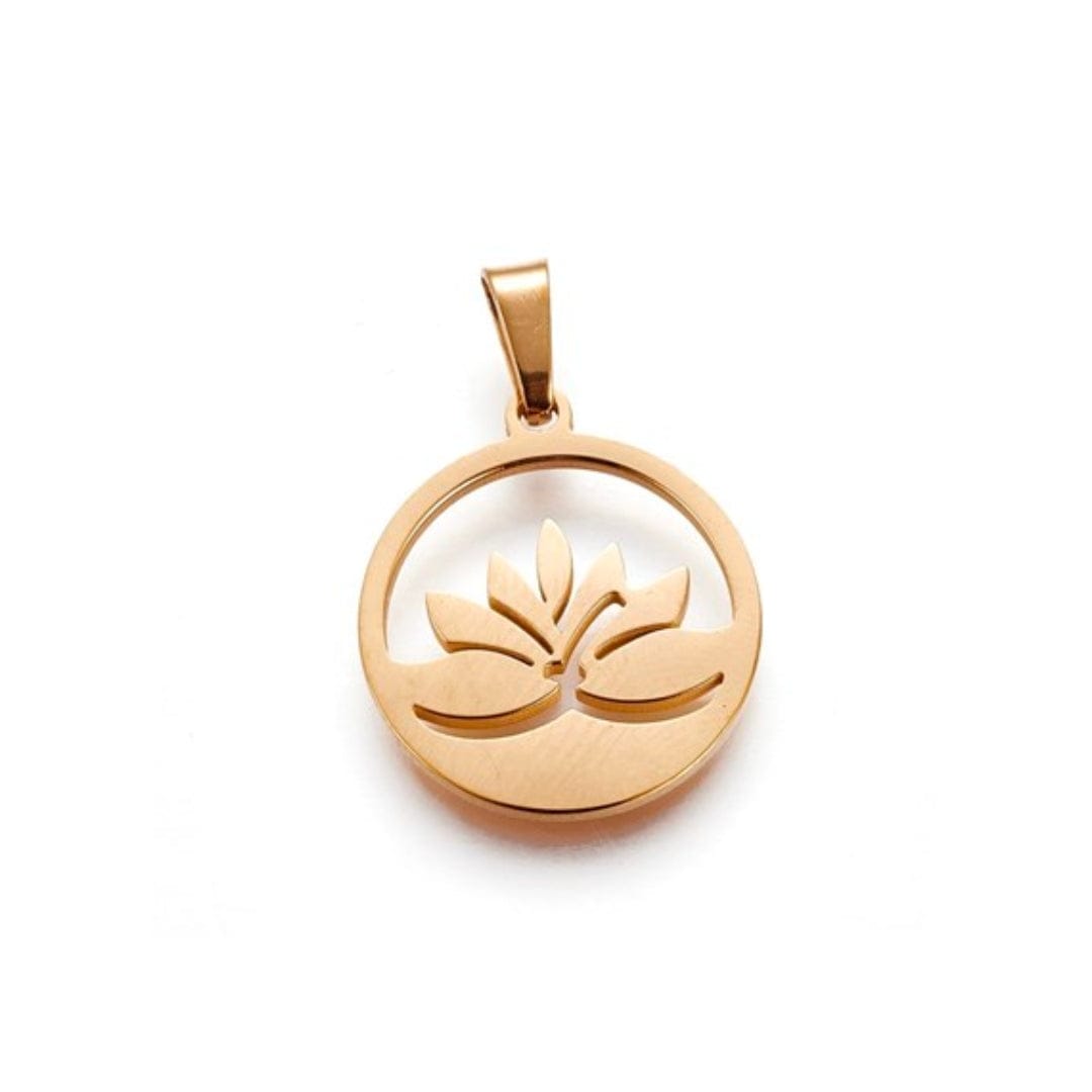 Pendentif Lotus Doré