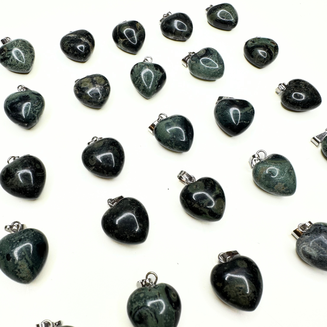 Pendentifs coeur plat (12 variantes)