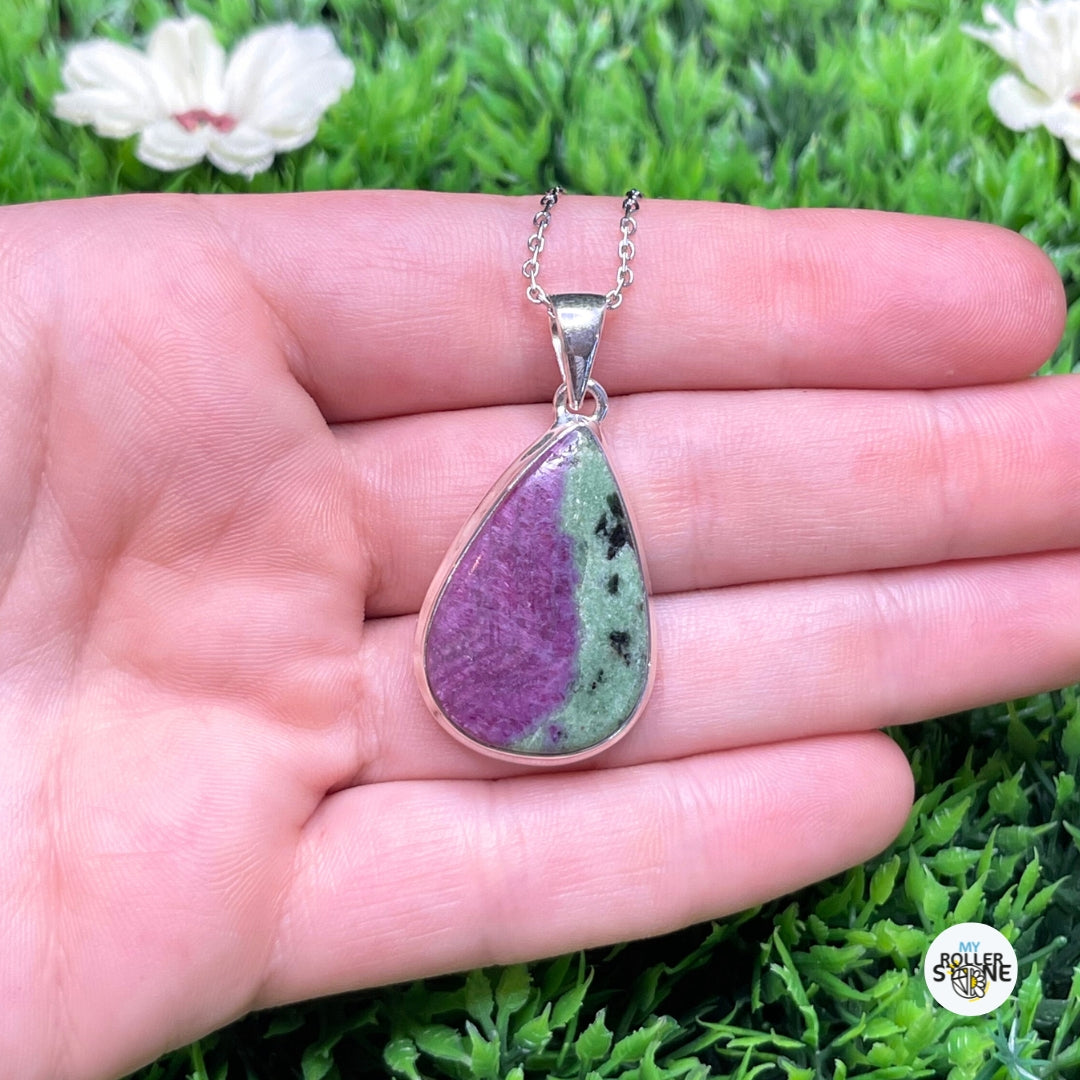 Pendentif Argent Rubis Zoisite #4