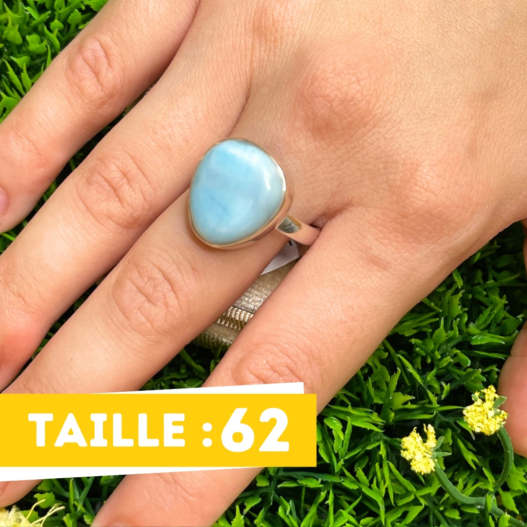 Bague Argent Larimar #71