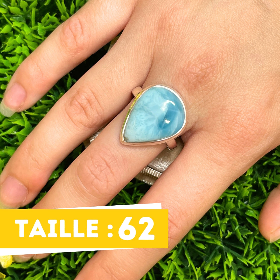 Bague Argent Larimar #48