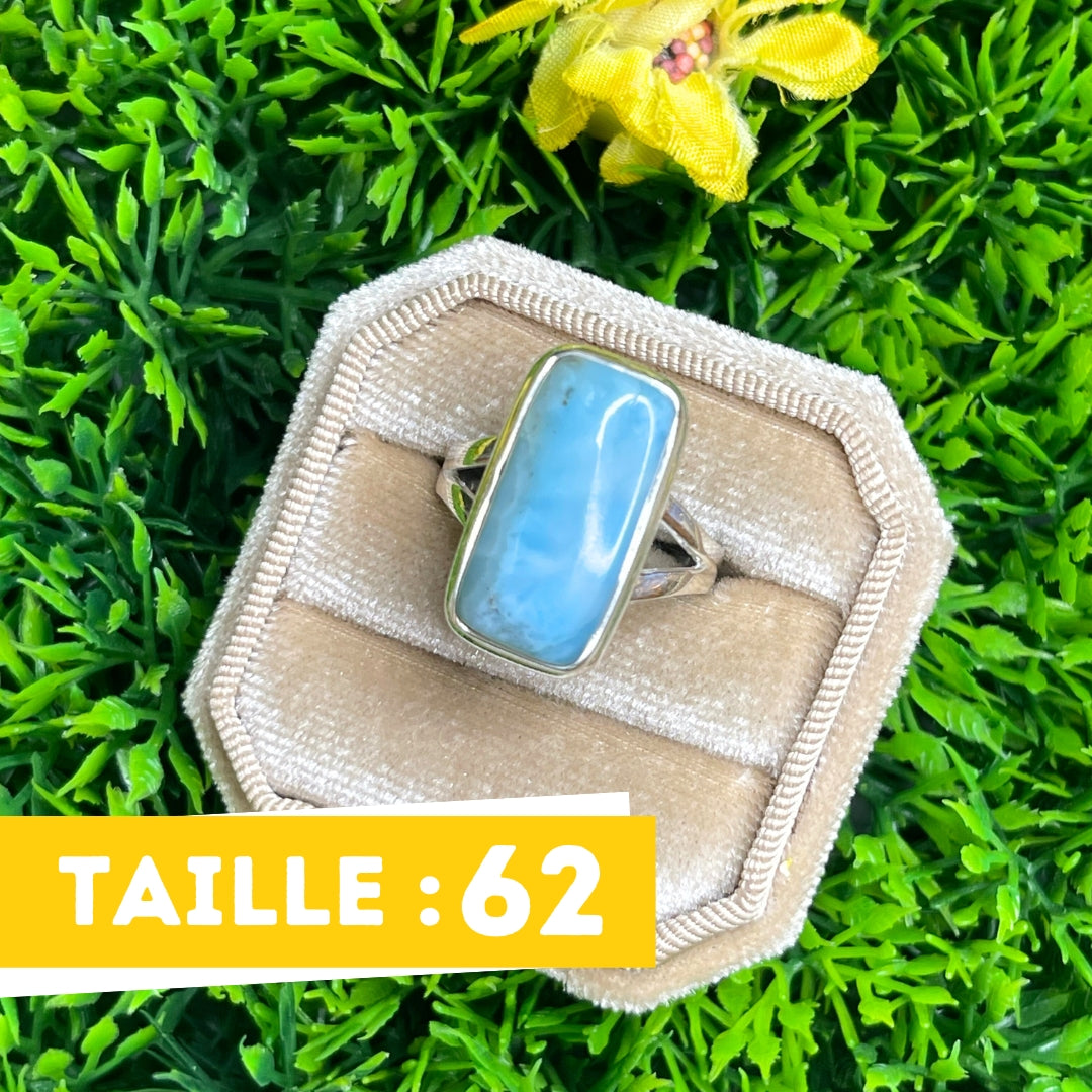 Bague Argent Larimar #80