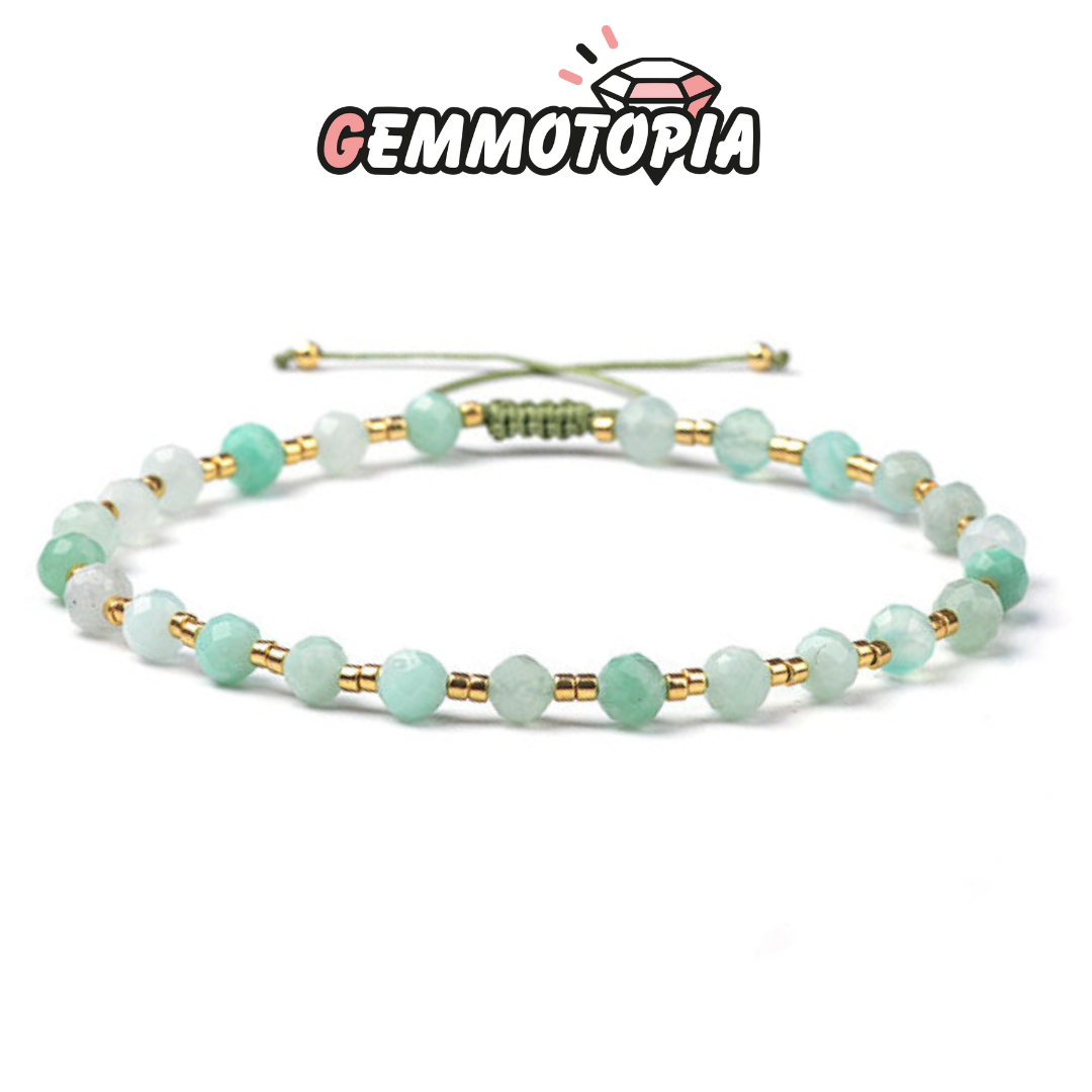 Bracelet Ajustable Chrysoprase