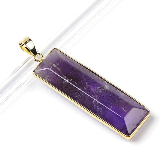 Pendentif rectangulaire Améthyste