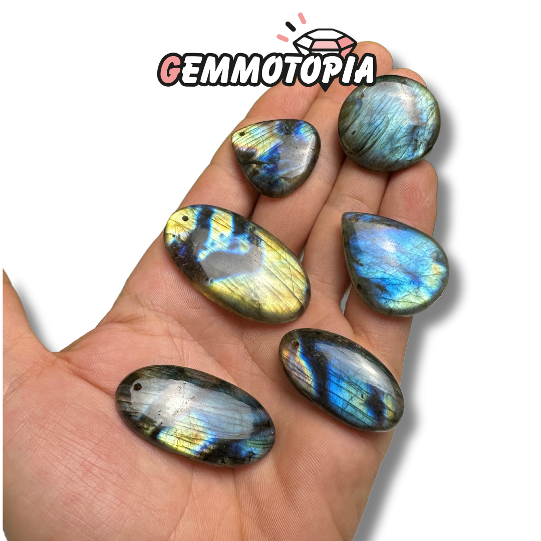 Pendentif Percé Labradorite