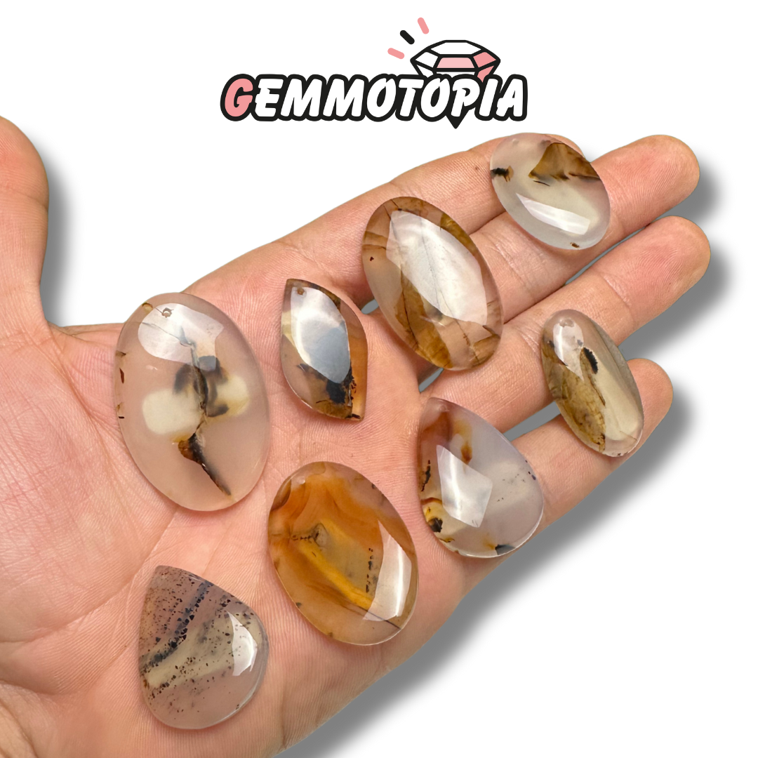 Pendentif Percé Agate Montana