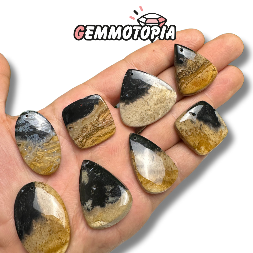 Pendentif Percé Racine de Bambou