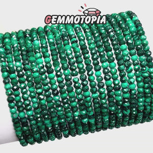 Bracelets Facettées Malachite