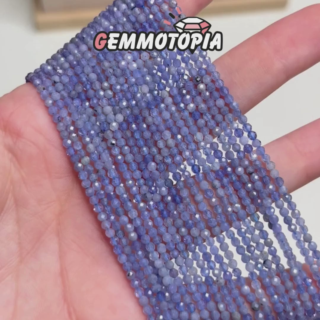 Perles Tanzanite facettées